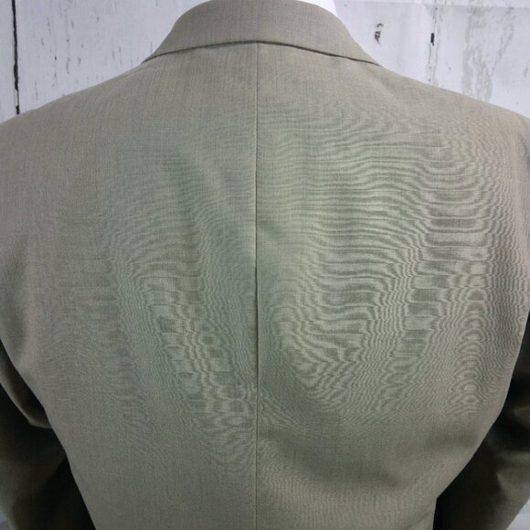 Haggar Enterprise 42L 2 Button Tan 2pc Suit 32W - Picture 7 of 12